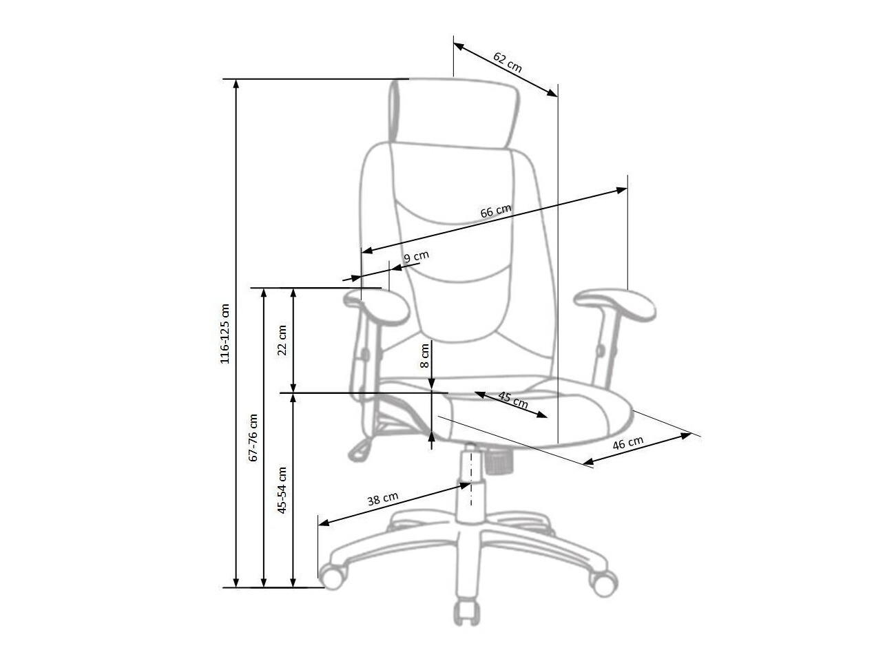 Silla de oficina Houston 196