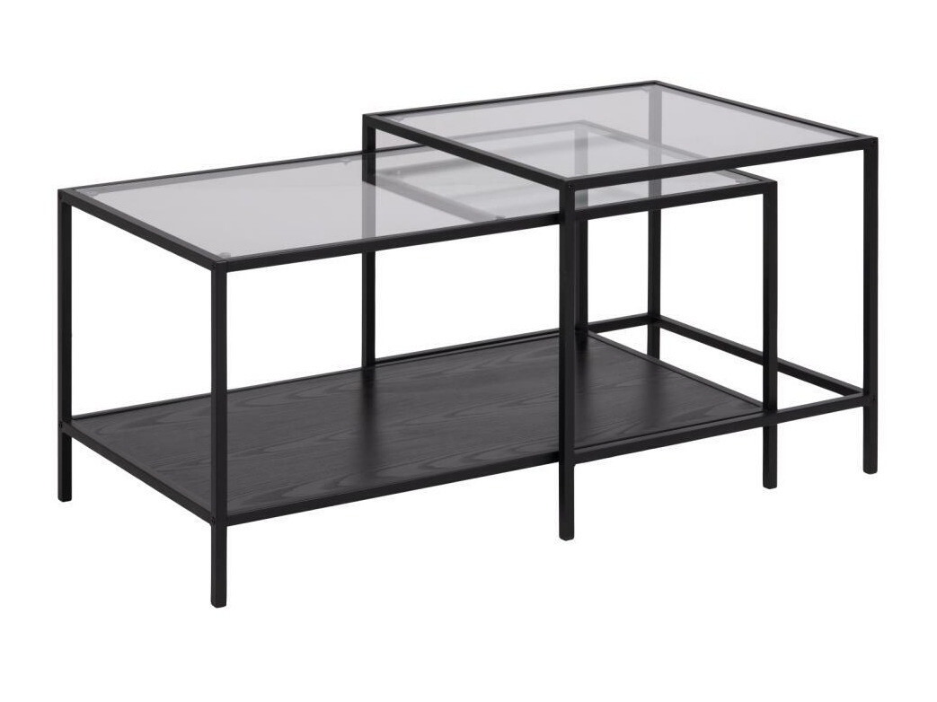 Conjunto mesa de centro Norsica Sevferi 189 (Negro)