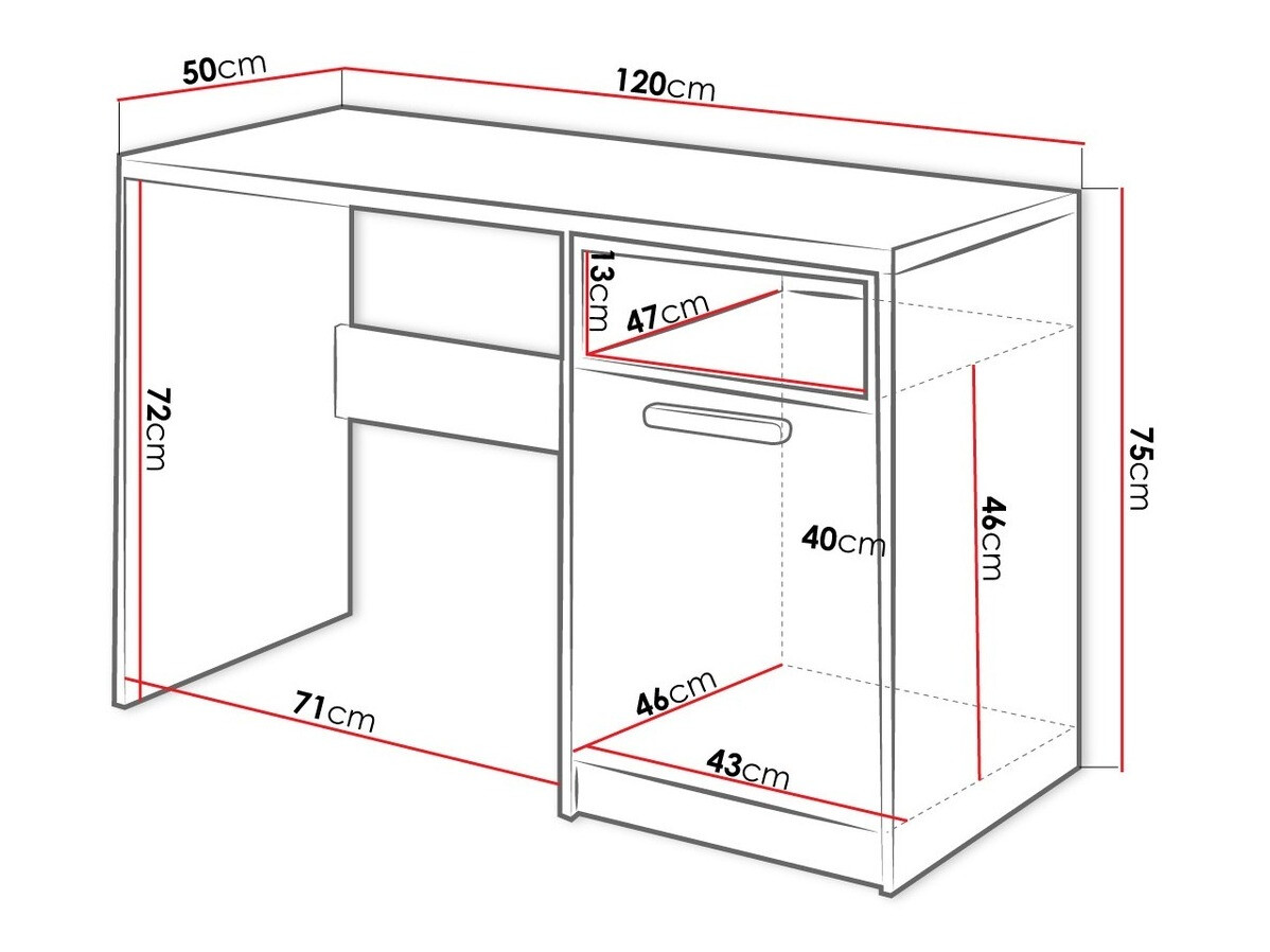 Mesa de oficina Veravie 128
