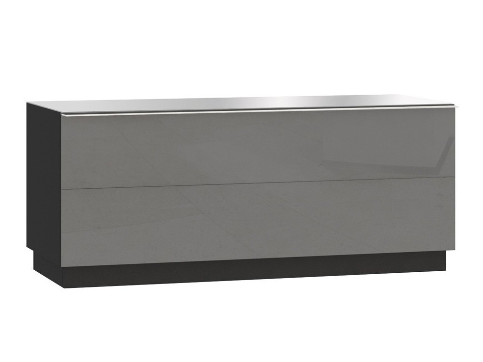 Mueble TV Fervese 112 (Negro + Gris brillante)