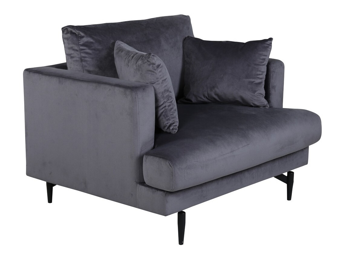 Sillón Dallas 1703 (Gris oscuro + Negro)