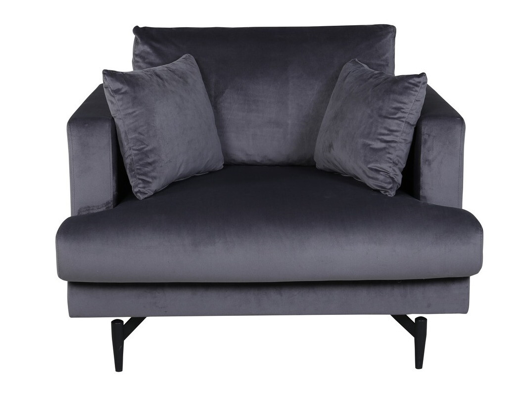 Sillón Dallas 1703 (Gris oscuro + Negro)