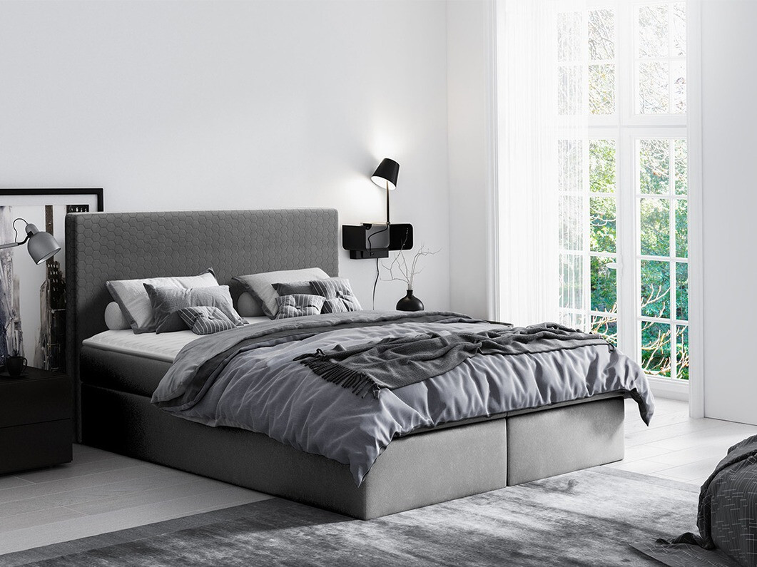 Cama continental Baltimore 126 (Velluto 16)