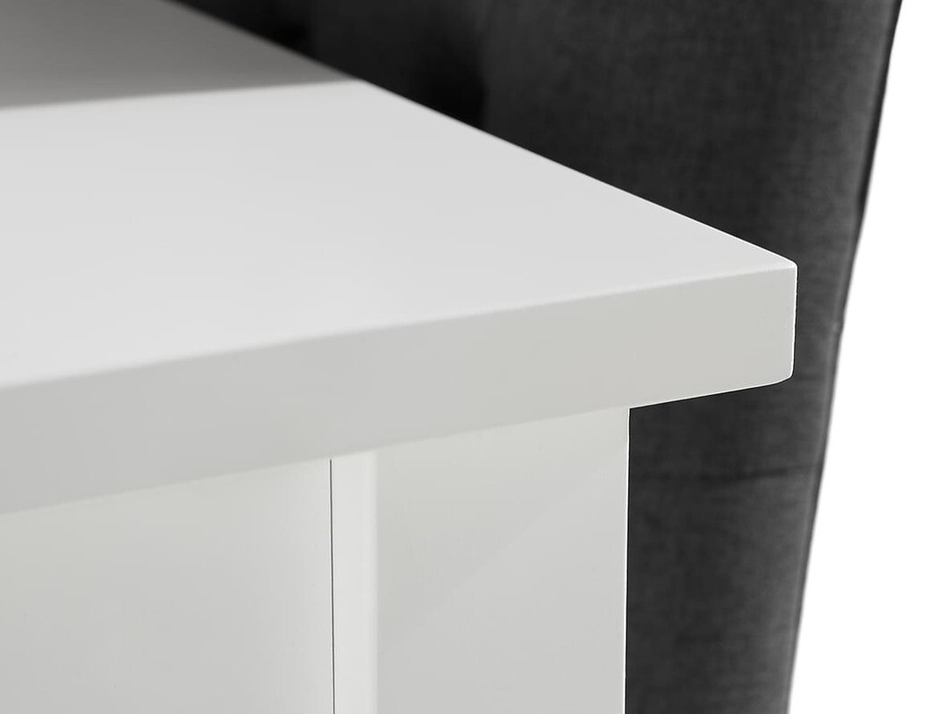 Conjunto de comedor Parkland 301 (Blanco + Negro)