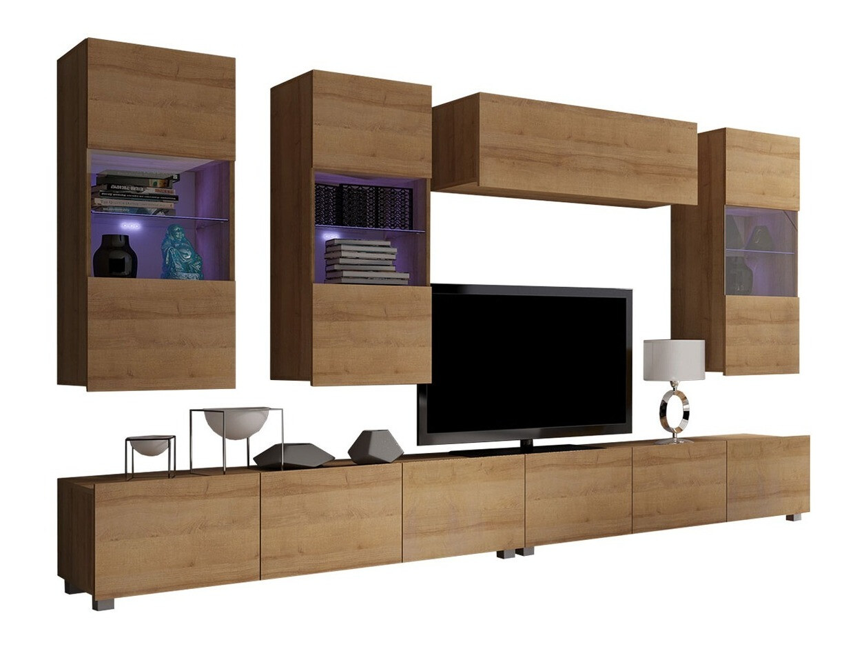 Conjunto de salón Remus V (Roble dorado)