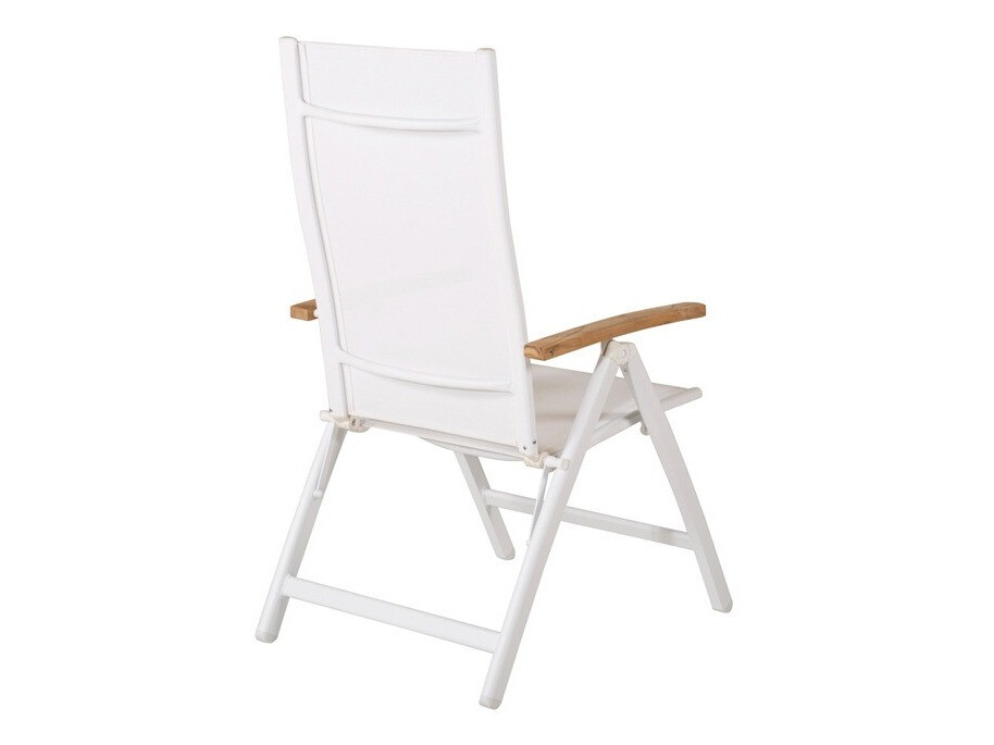 Silla de exterior Dallas 2848 (Blanco + Marrón)