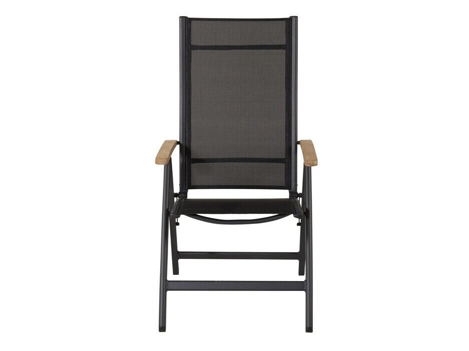 Silla para exterior Dallas 2848 (Negro + Marrón)