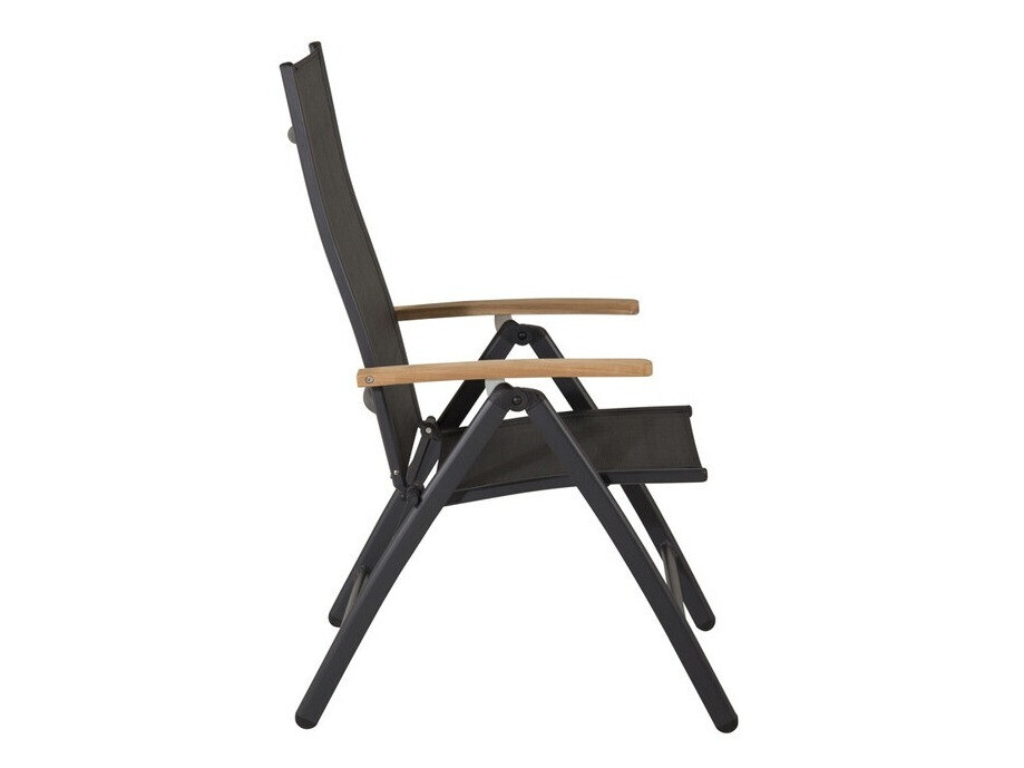 Silla para exterior Dallas 2848 (Negro + Marrón)