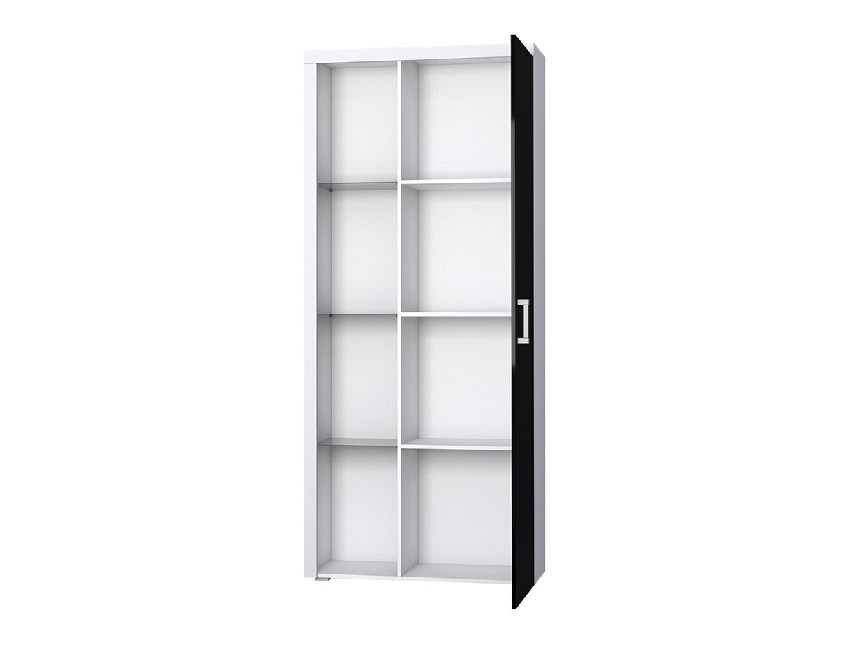 Conjunto de salón Odebeli 106 (Blanco + Negro brillante)