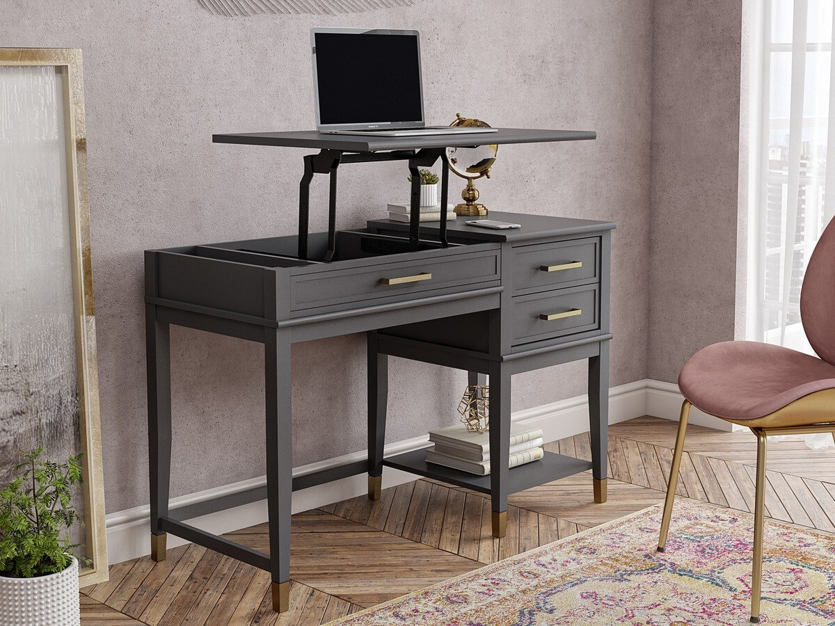 Mesa de oficina CosmoLiving by Cosmopolitan Belromu 102 (Grafito)