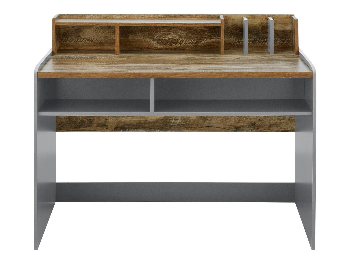 Mesa de oficina Felmave 102 (Gris + Roble)