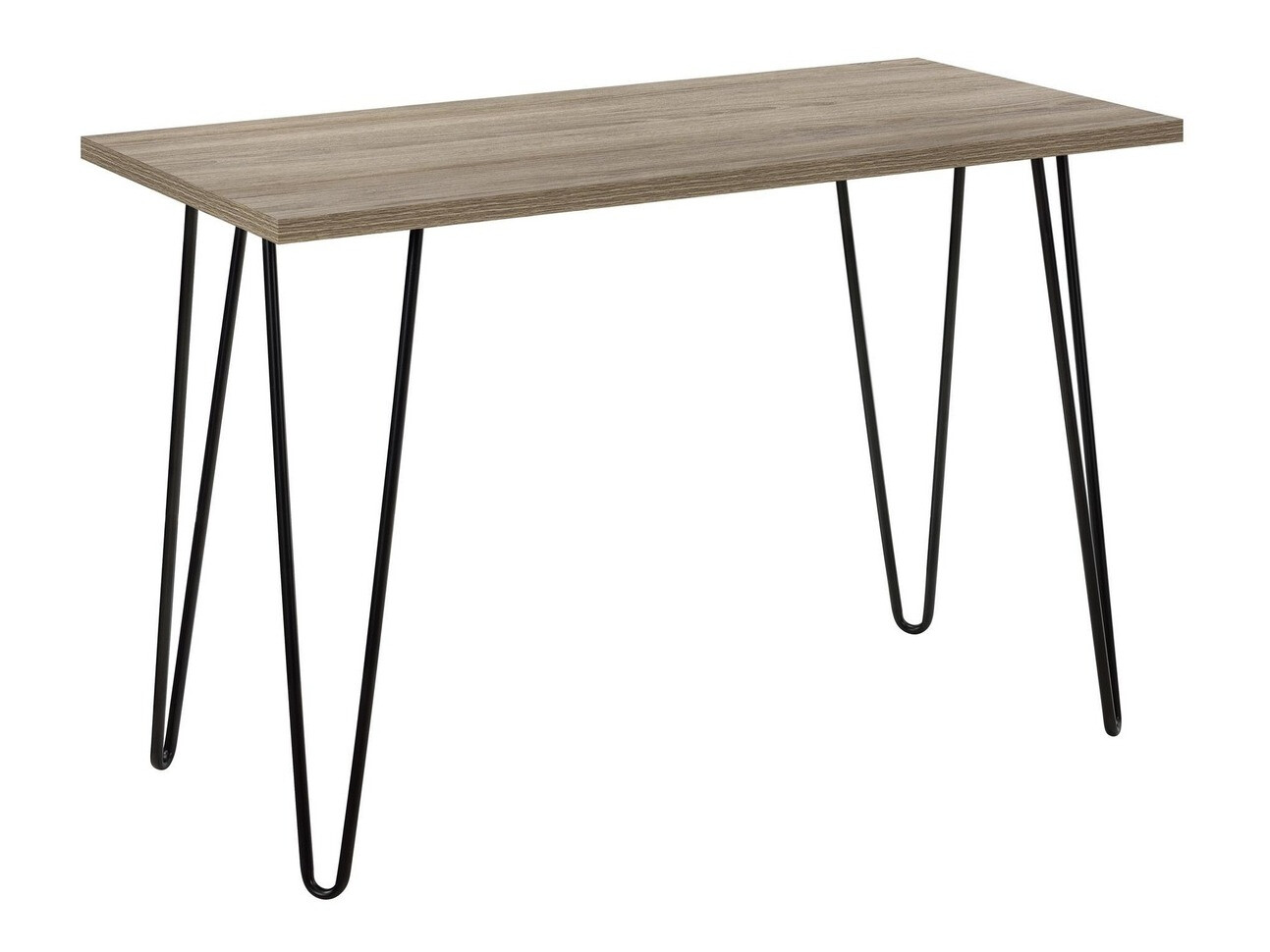 Mesa de oficina Nutive 102 (Roble + Negro)