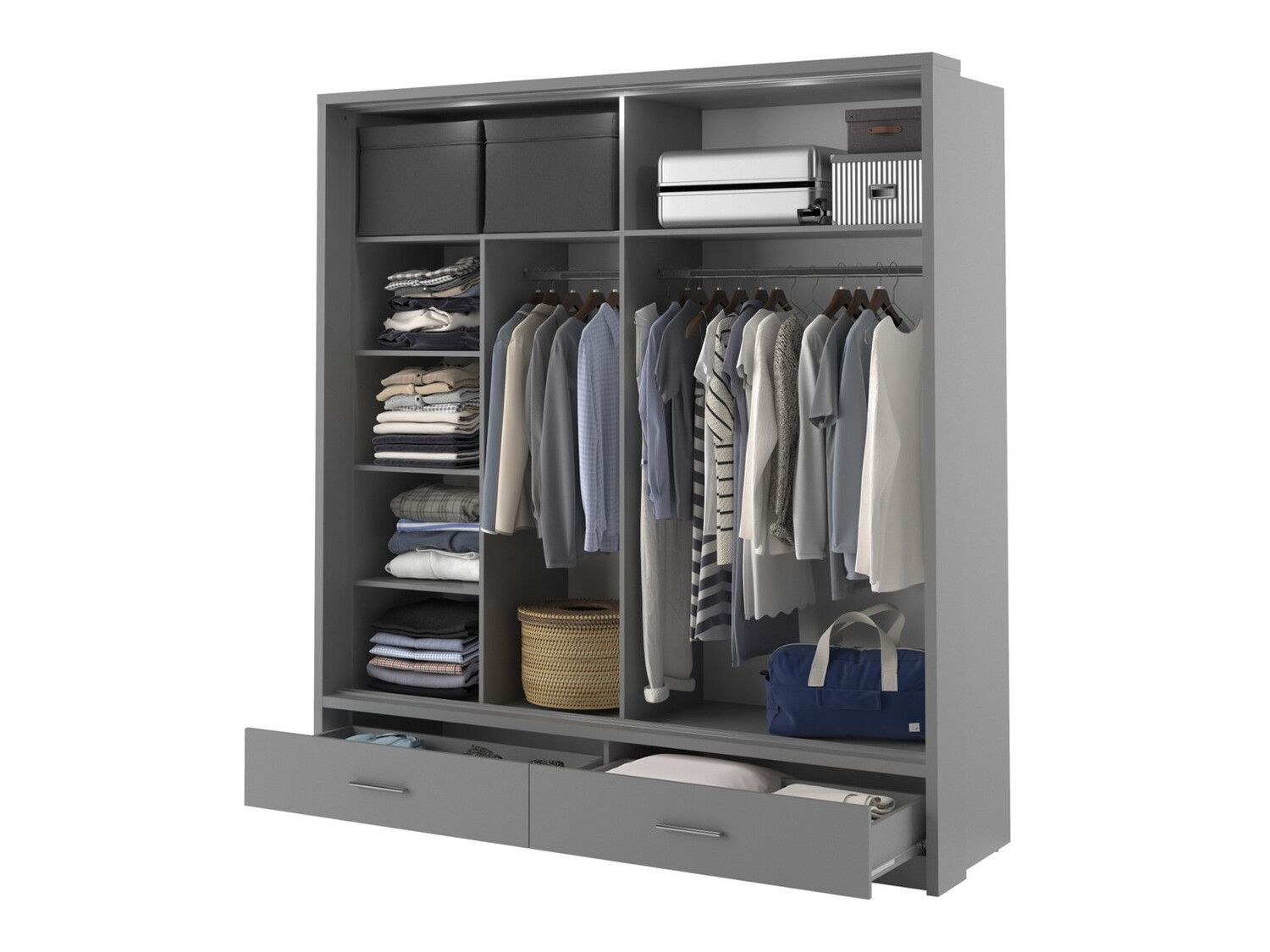 Armario Fresno 104 (Gris)