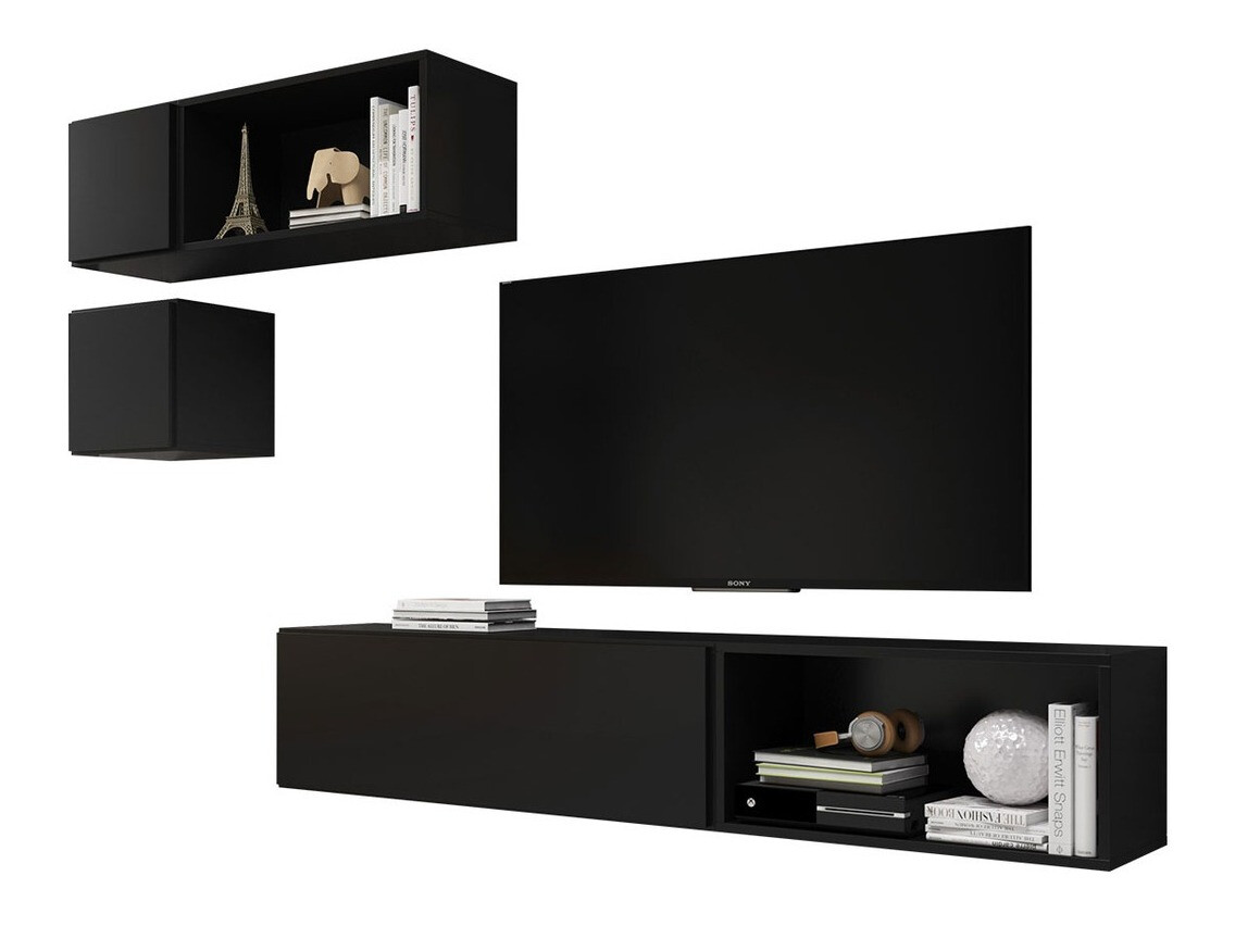 Conjunto de salón Corbele 110 (Negro)