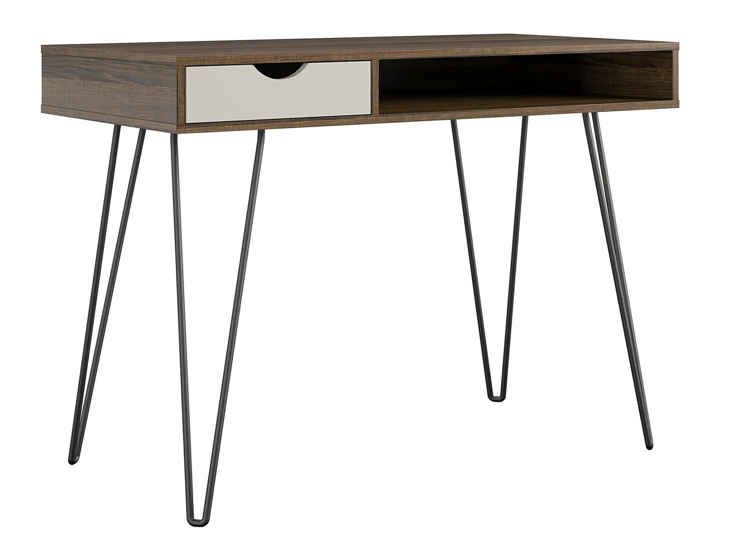 Mesa de oficina Novogratz 148 (Roble + Gris)