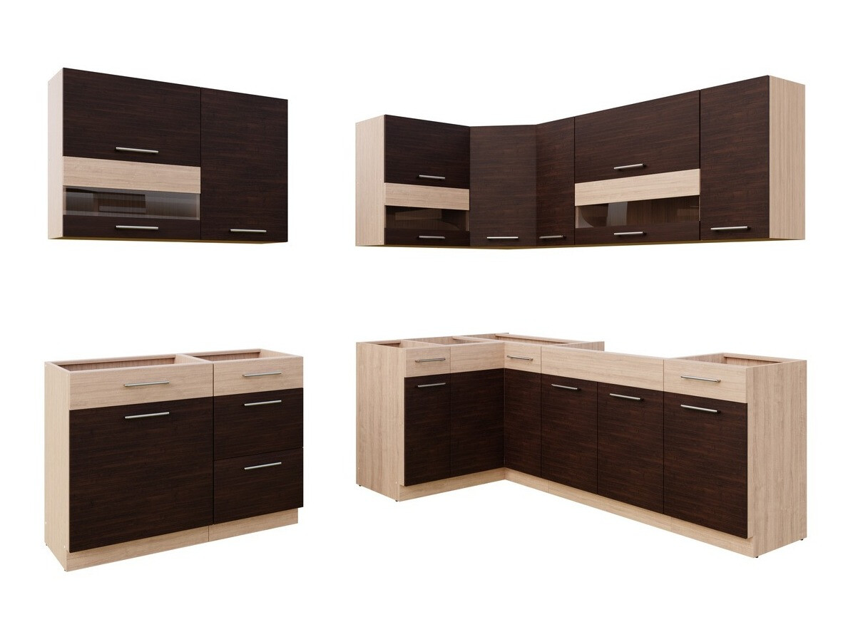 Conjunto de cocina modular Mode Dark 130
