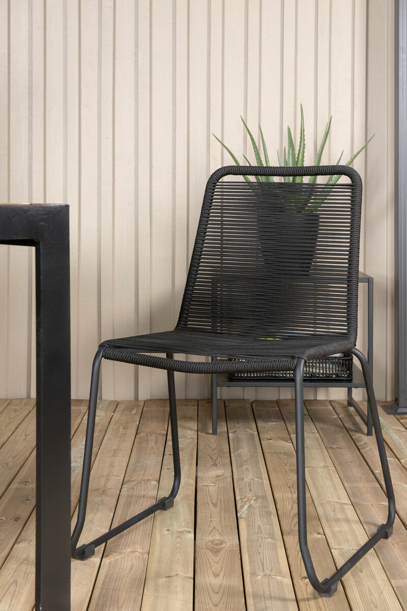 Conjunto de mesa y sillas Dallas 2907 (Negro)