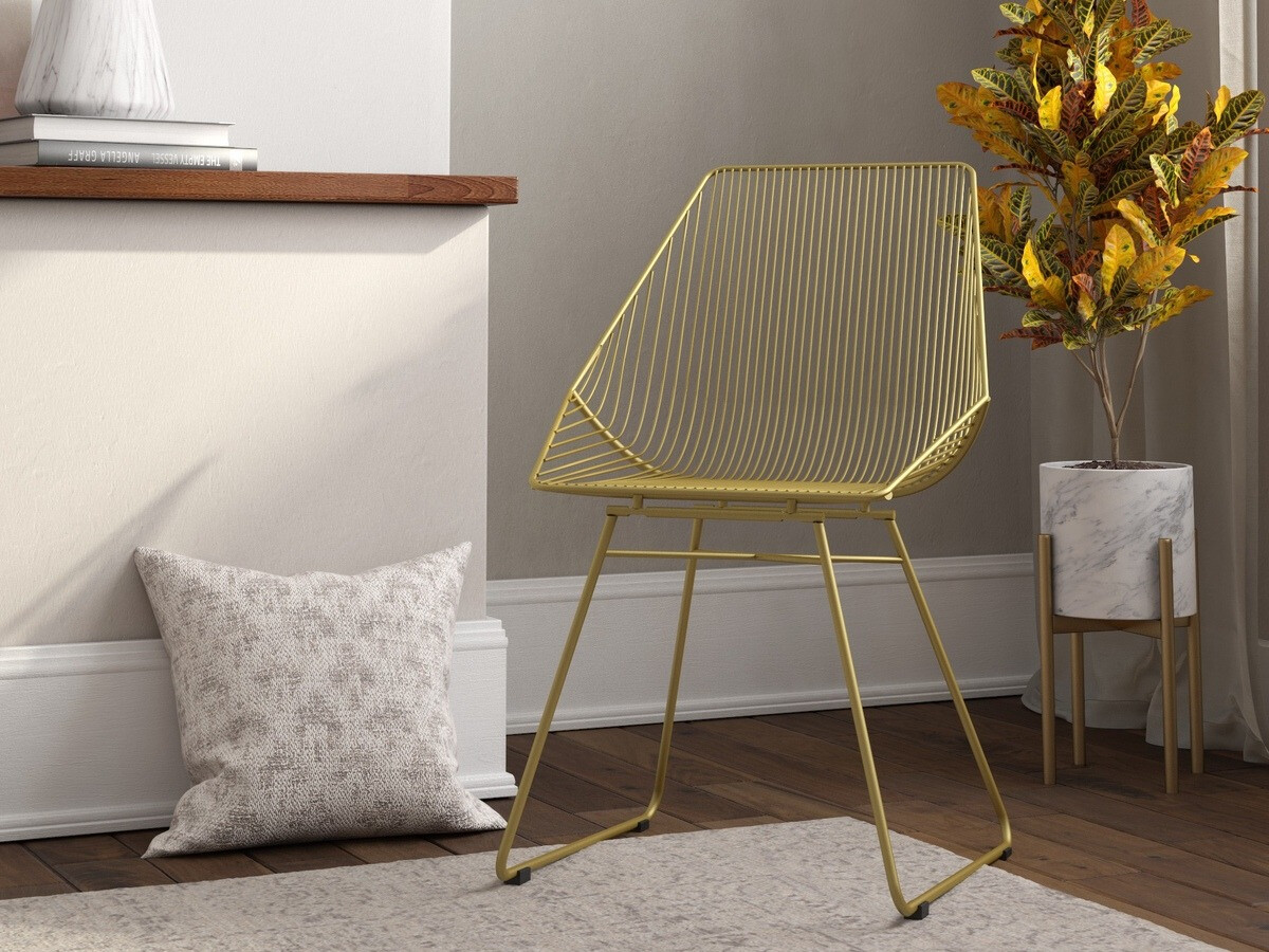 Silla CosmoLiving by Cosmopolitan 115 (Dorado)