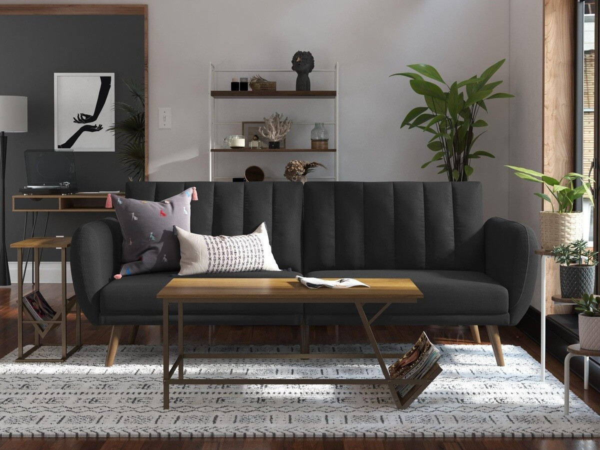 Sofá-cama Novogratz 120 (Gris oscuro)