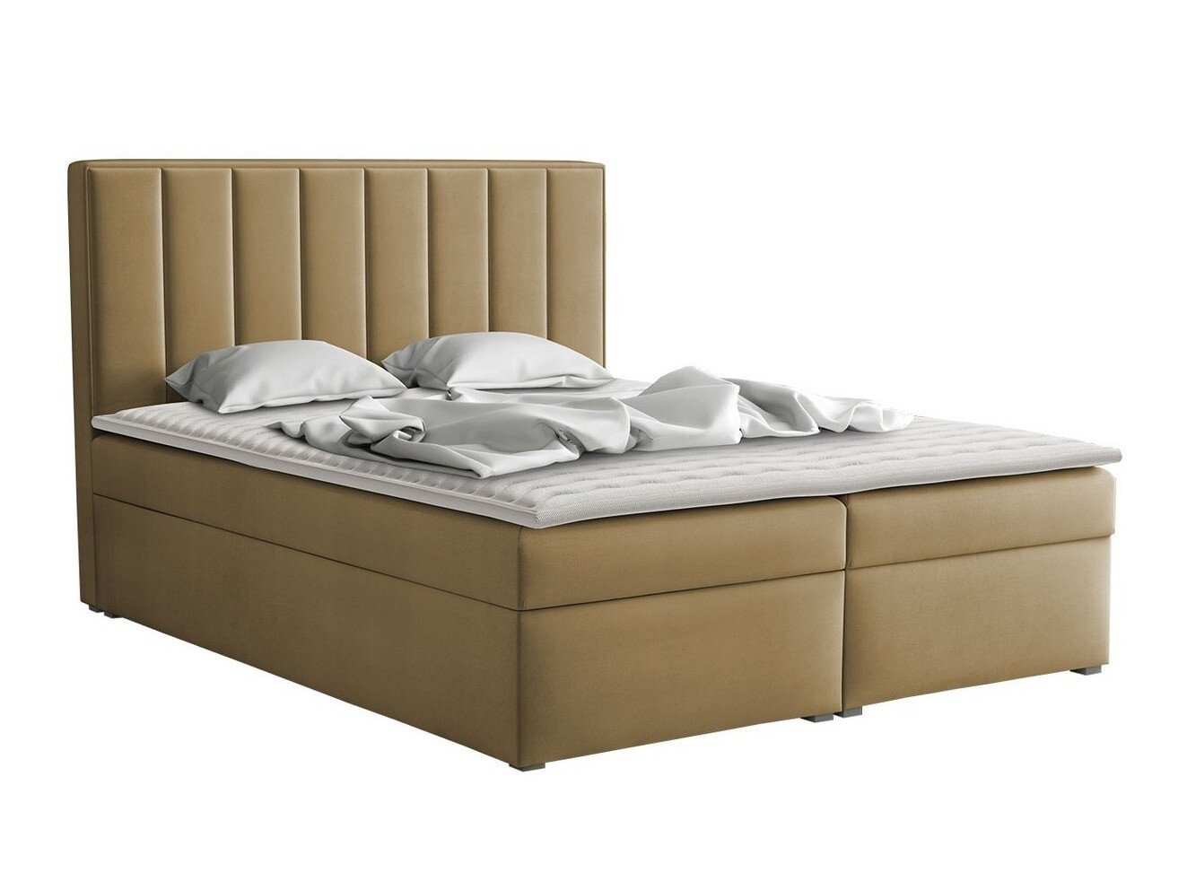 Cama continental Pomona 116 (Magic terciopelo 2206)