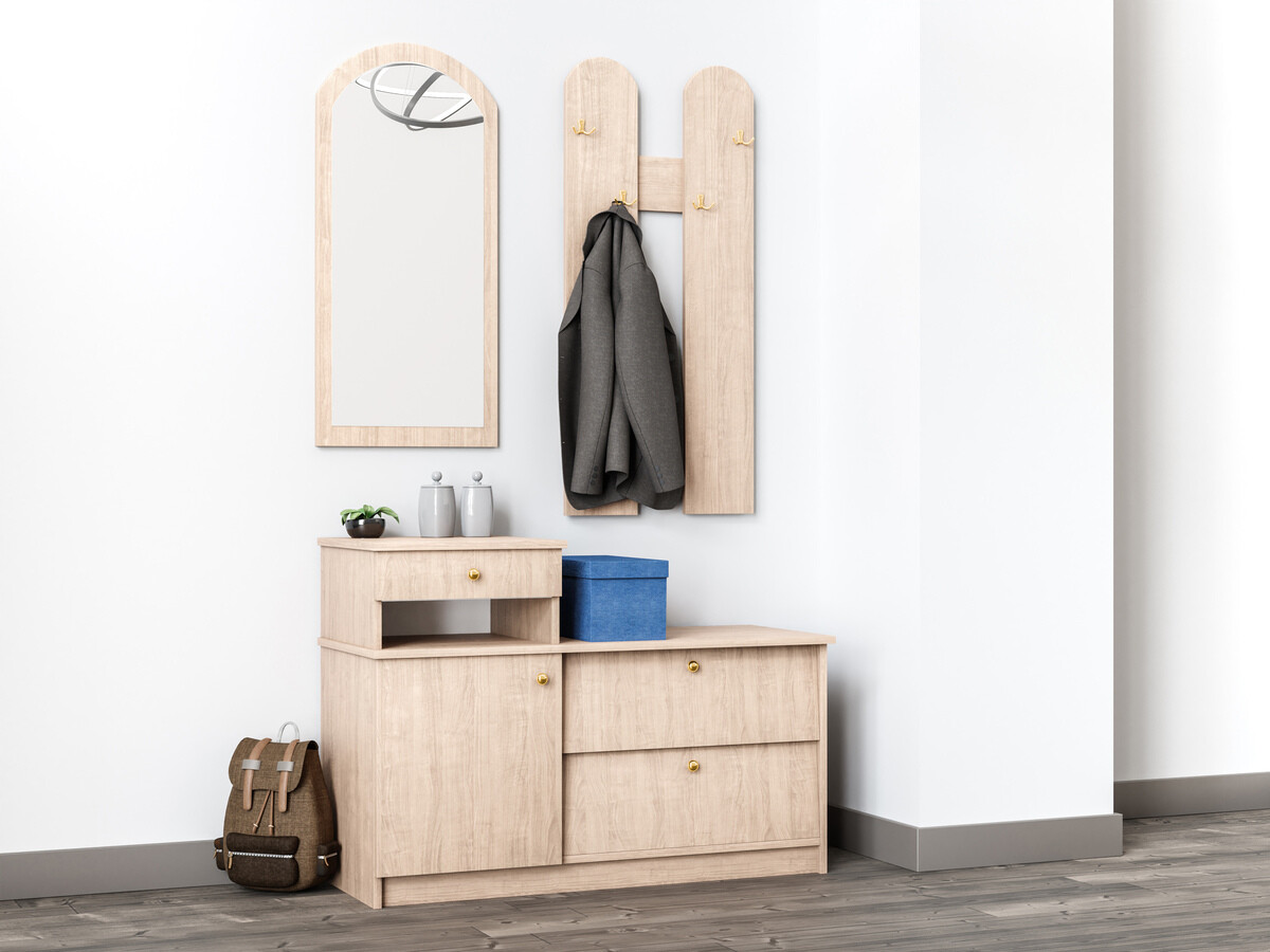 Conjunto para recibidor Murrieta 117 (Roble Sonoma)