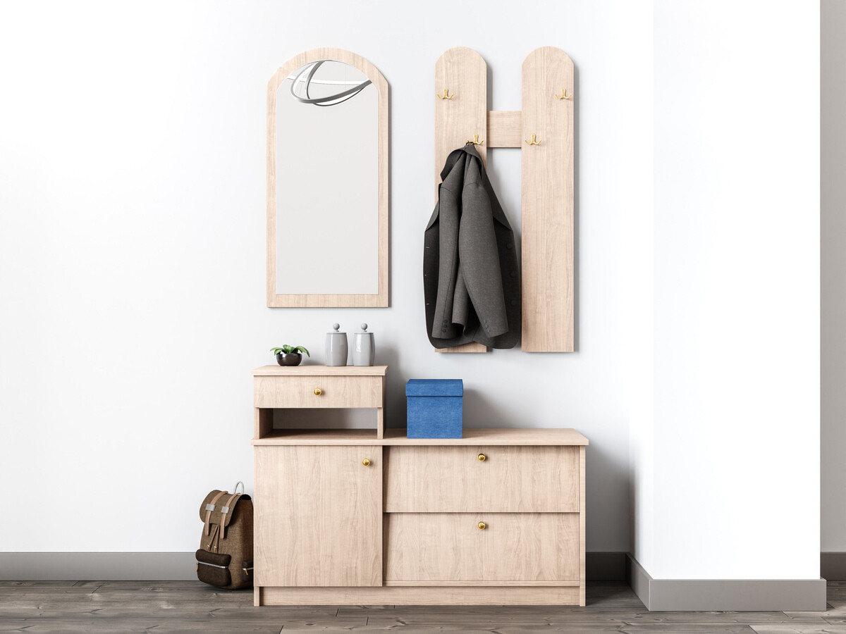 Conjunto para recibidor Murrieta 117 (Roble Sonoma)