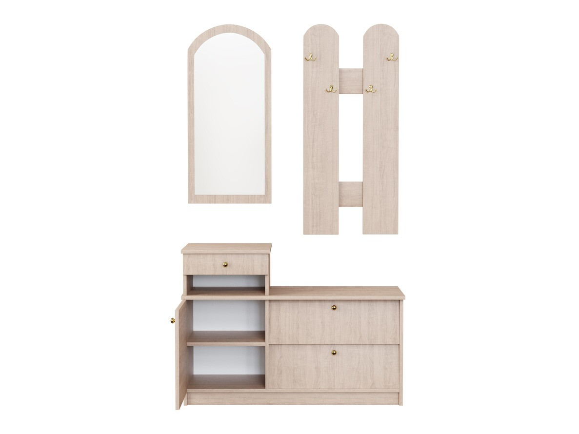 Conjunto para recibidor Murrieta 117 (Roble Sonoma)