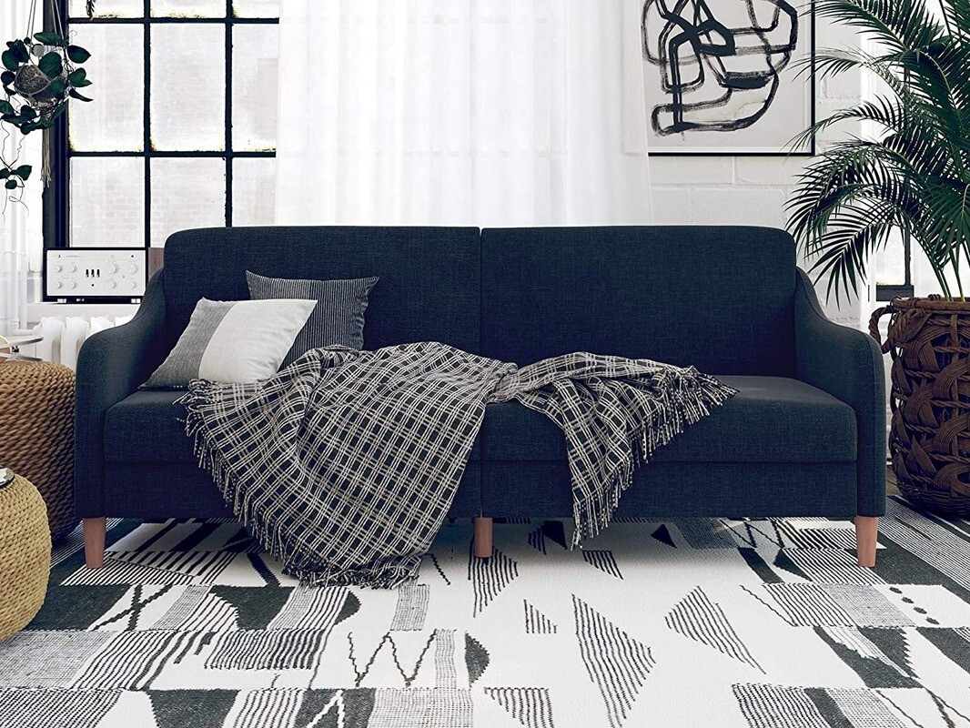 Sofá cama Tulsa 120 (Azul oscuro)