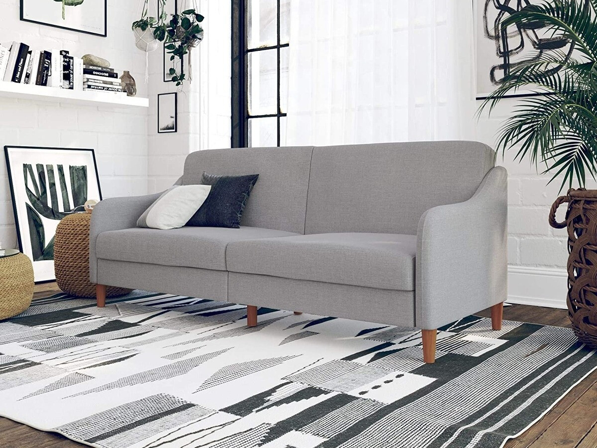 Sofá-cama Tulsa 120 (Gris claro)