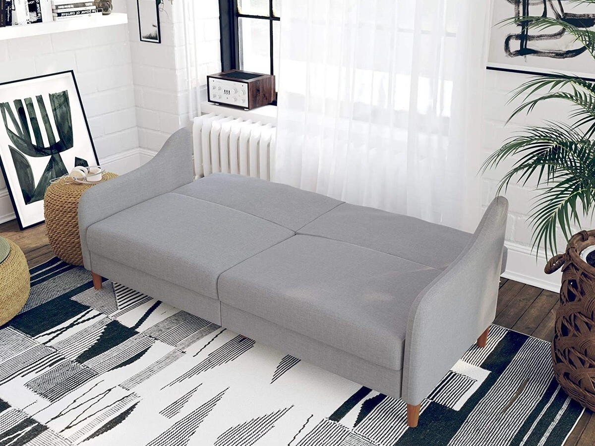 Sofá-cama Tulsa 120 (Gris claro)