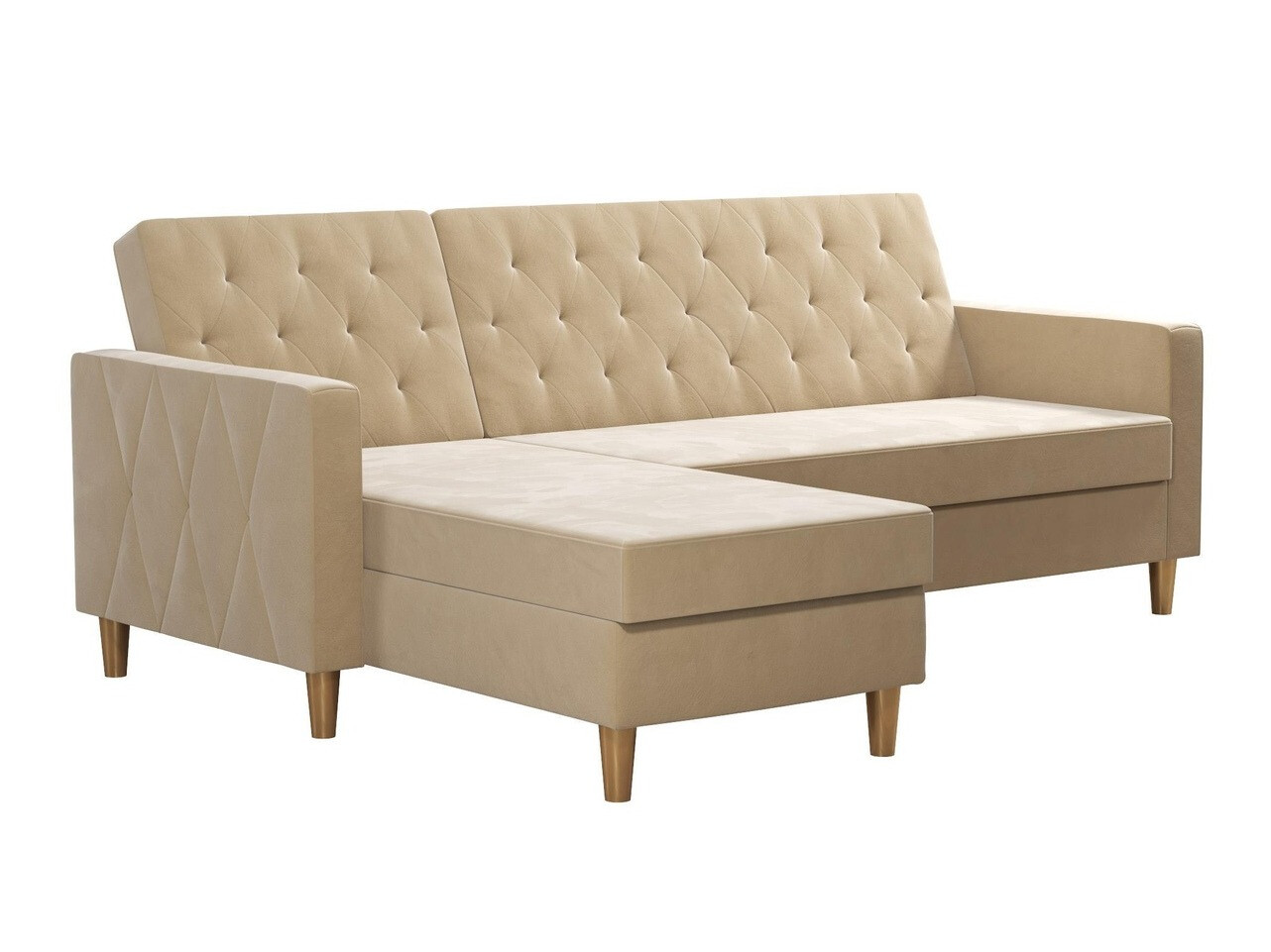 Sofá rinconero CosmoLiving by Cosmopolitan 104 (Crema)