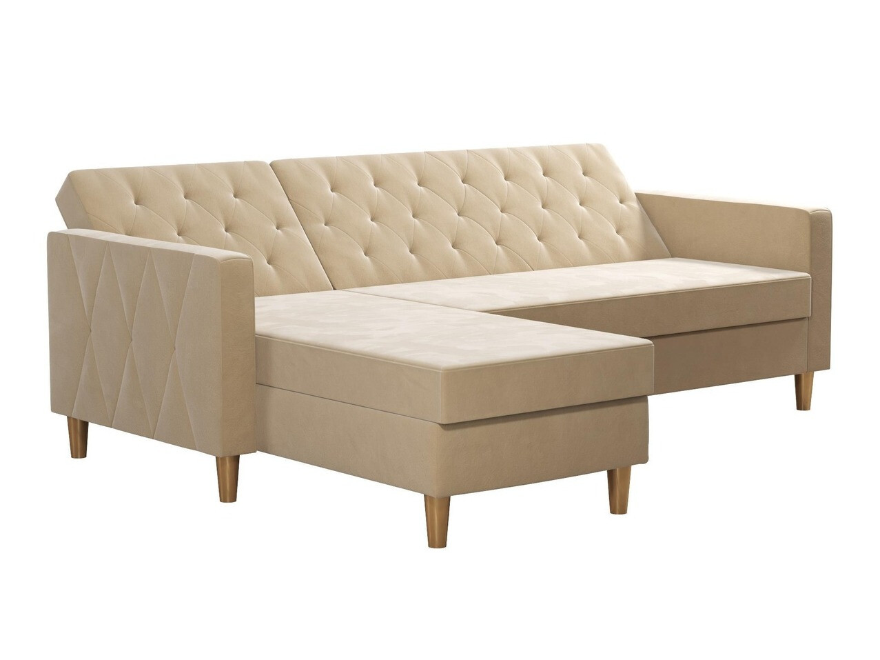 Sofá rinconero CosmoLiving by Cosmopolitan 104 (Crema)