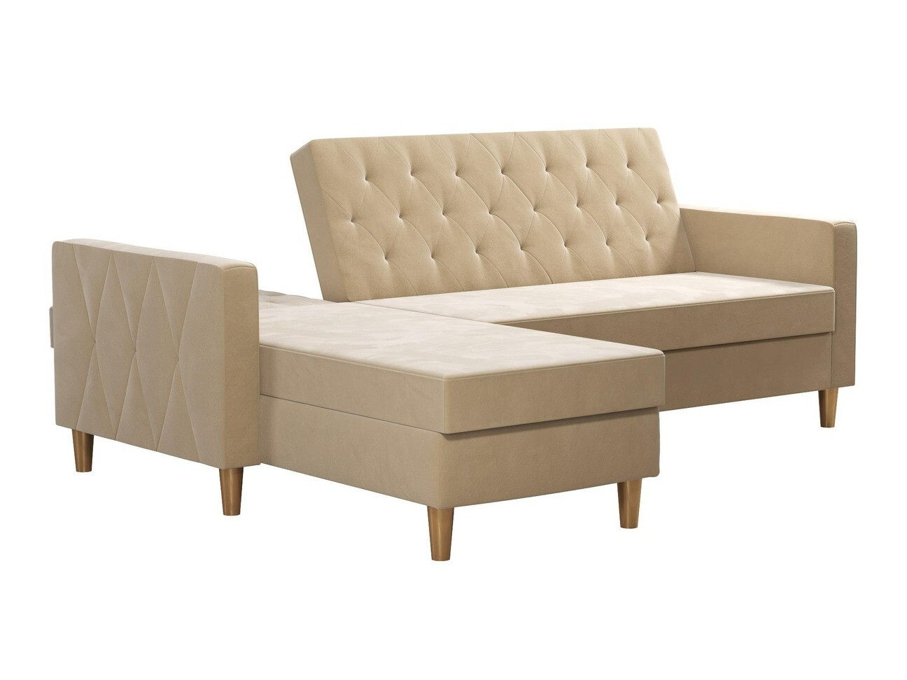 Sofá rinconero CosmoLiving by Cosmopolitan 104 (Crema)