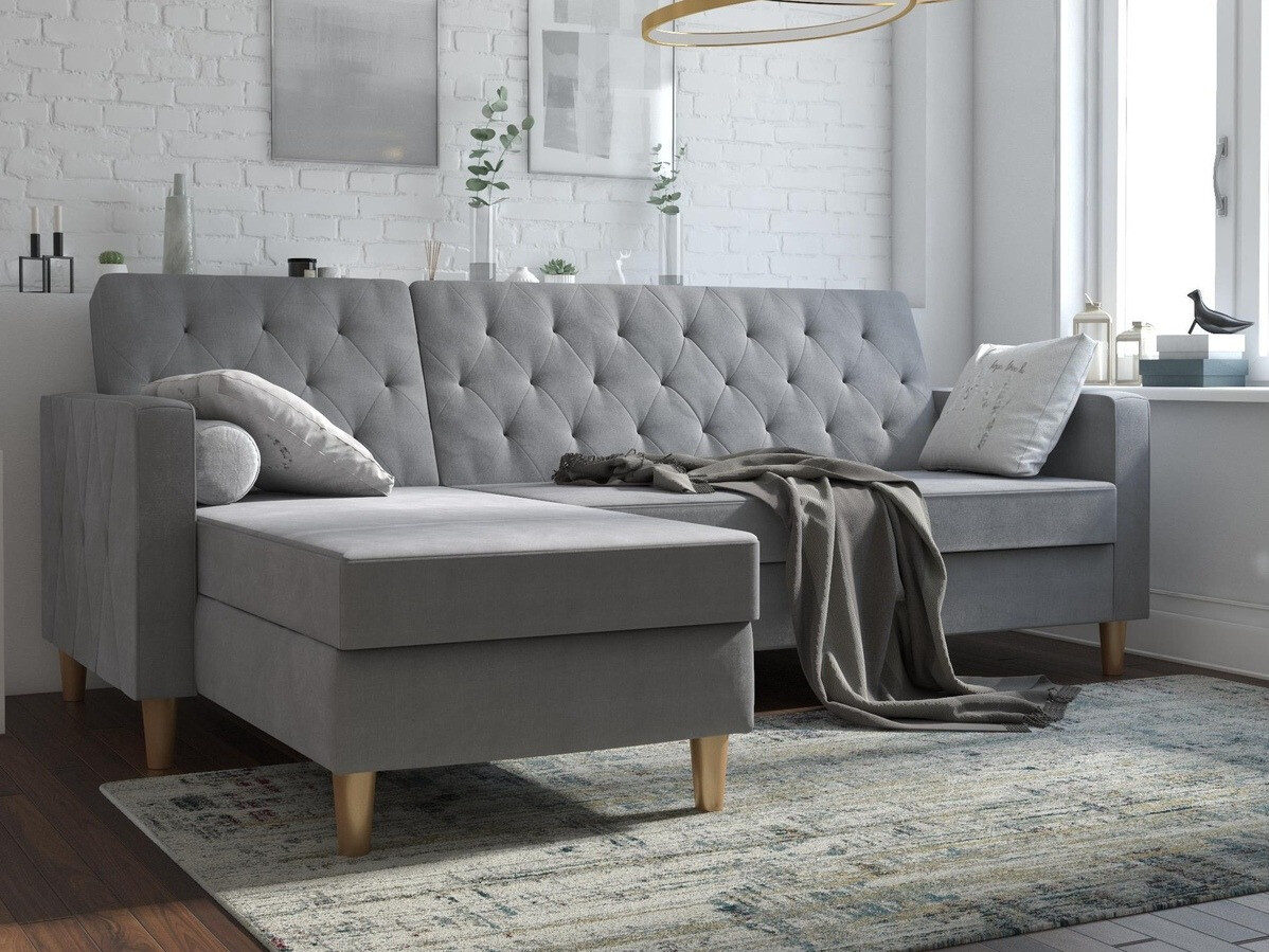 Sofá rinconero CosmoLiving by Cosmopolitan 104 (Gris)