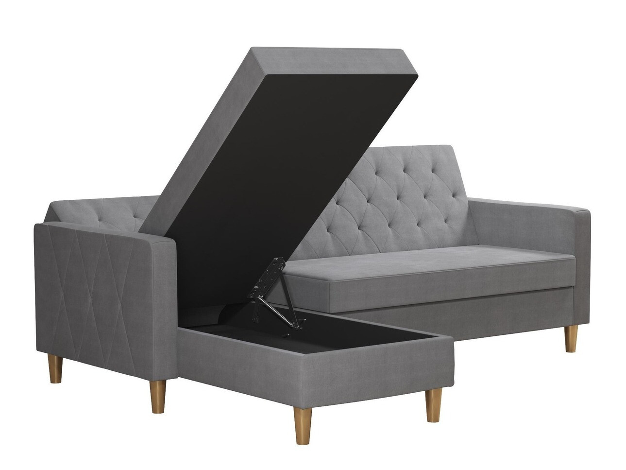 Sofá rinconero CosmoLiving by Cosmopolitan 104 (Gris)