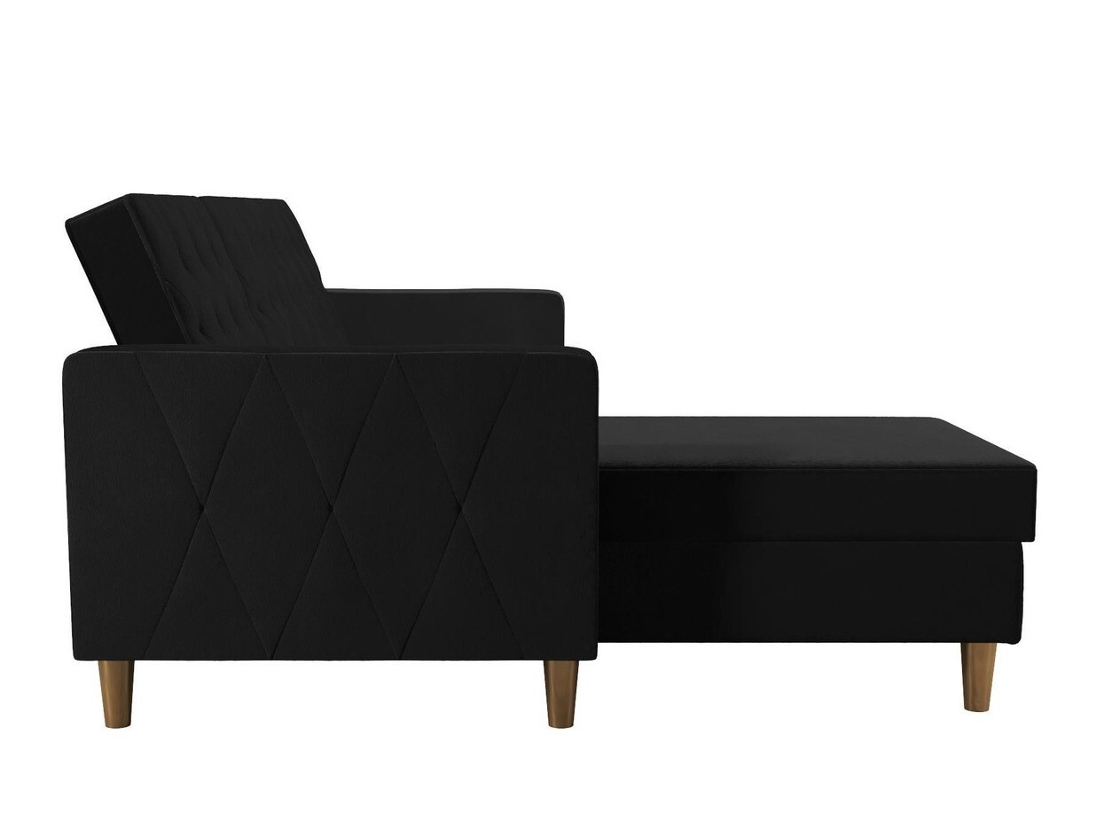 Sofá rinconero CosmoLiving by Cosmopolitan 104 (Negro)