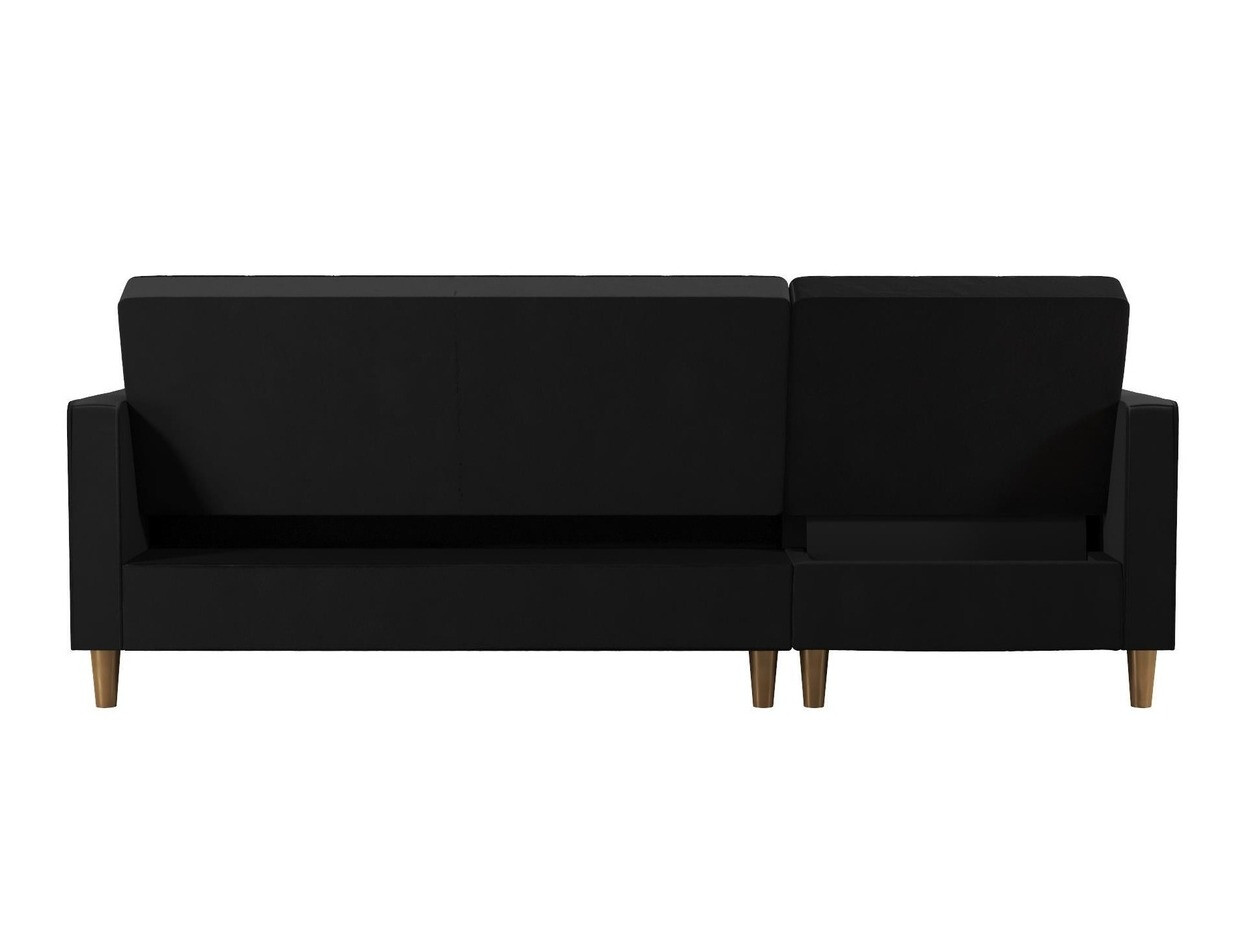 Sofá rinconero CosmoLiving by Cosmopolitan 104 (Negro)