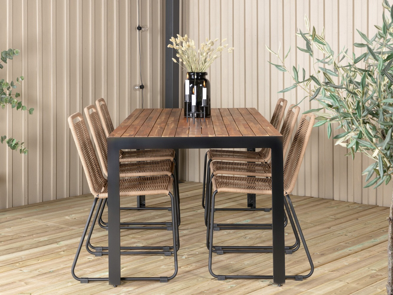 Conjunto de mesa y sillas Dallas 2907