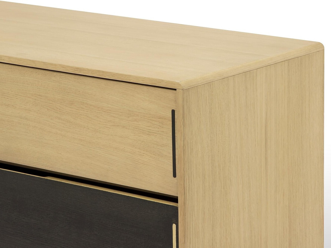 Cómoda Albelu 107 (Roble + Roble oscuro)