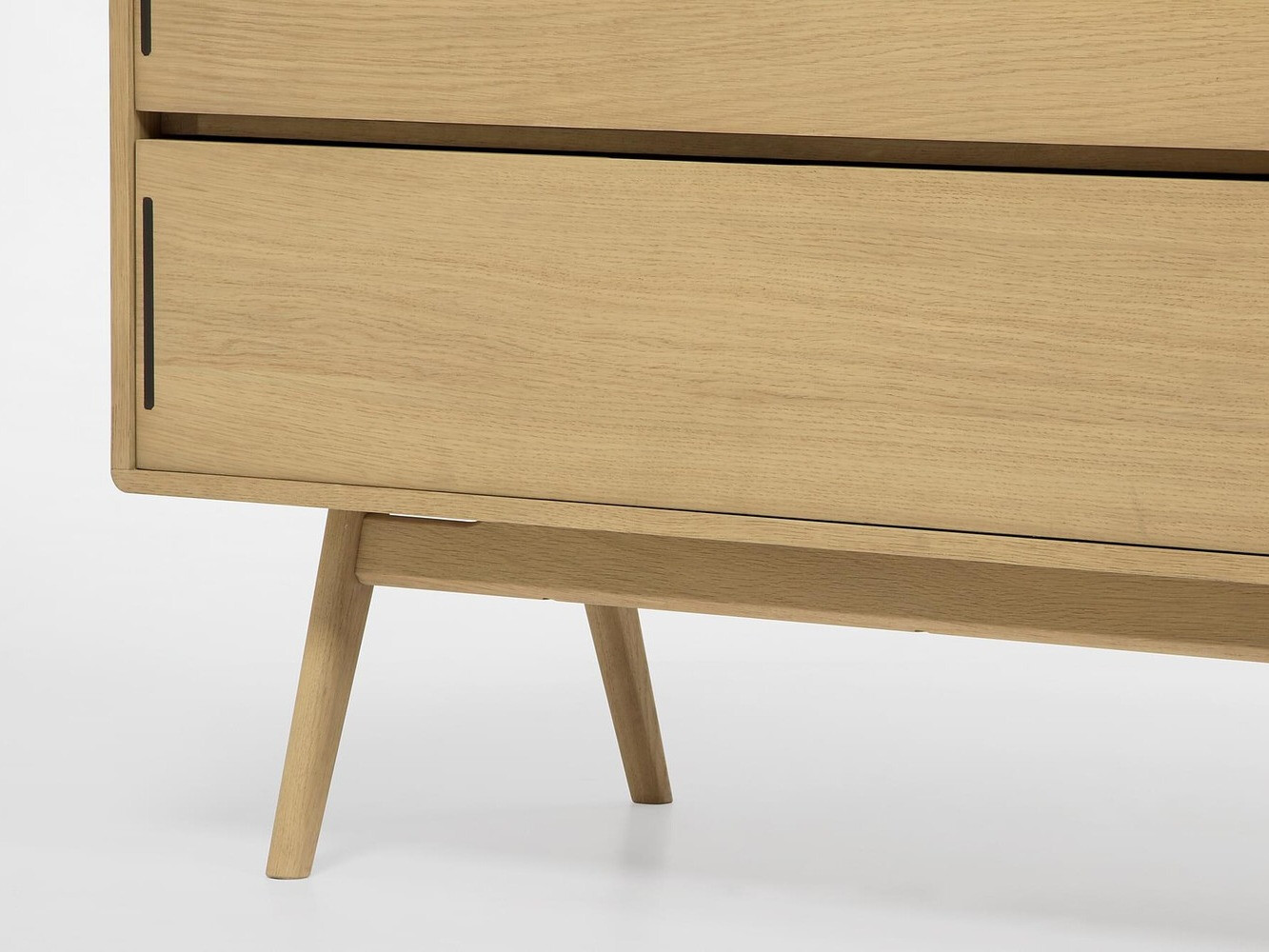 Cómoda Albelu 107 (Roble + Roble oscuro)