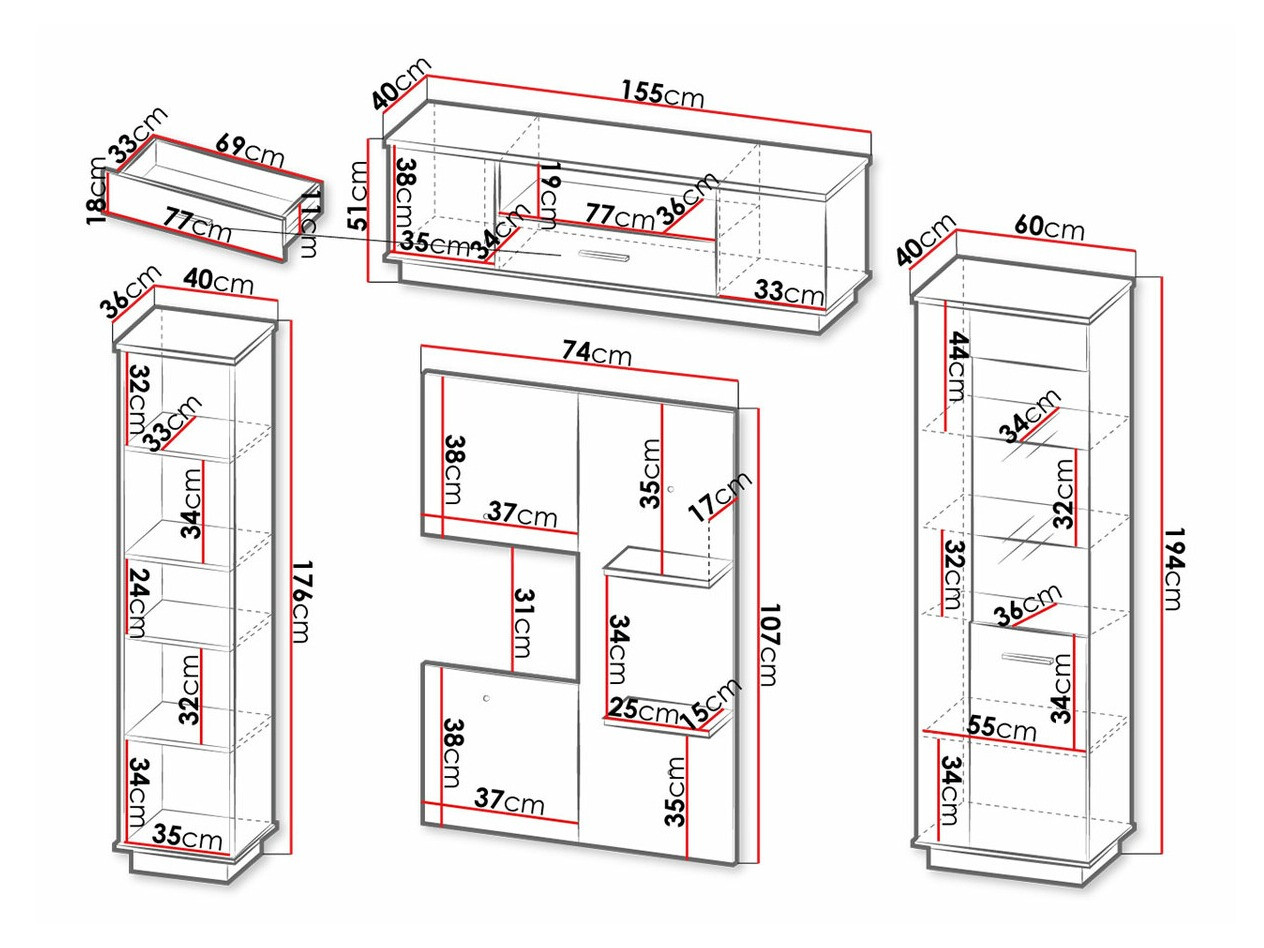 Conjunto de salón Tenodeu 115