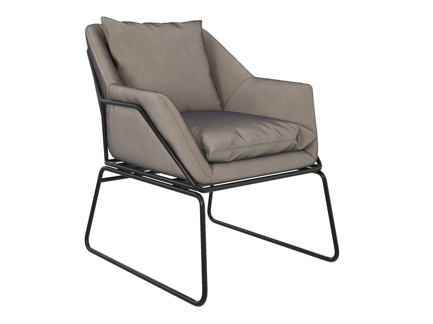 Sillón Tulsa 302 (Gris + Negro)