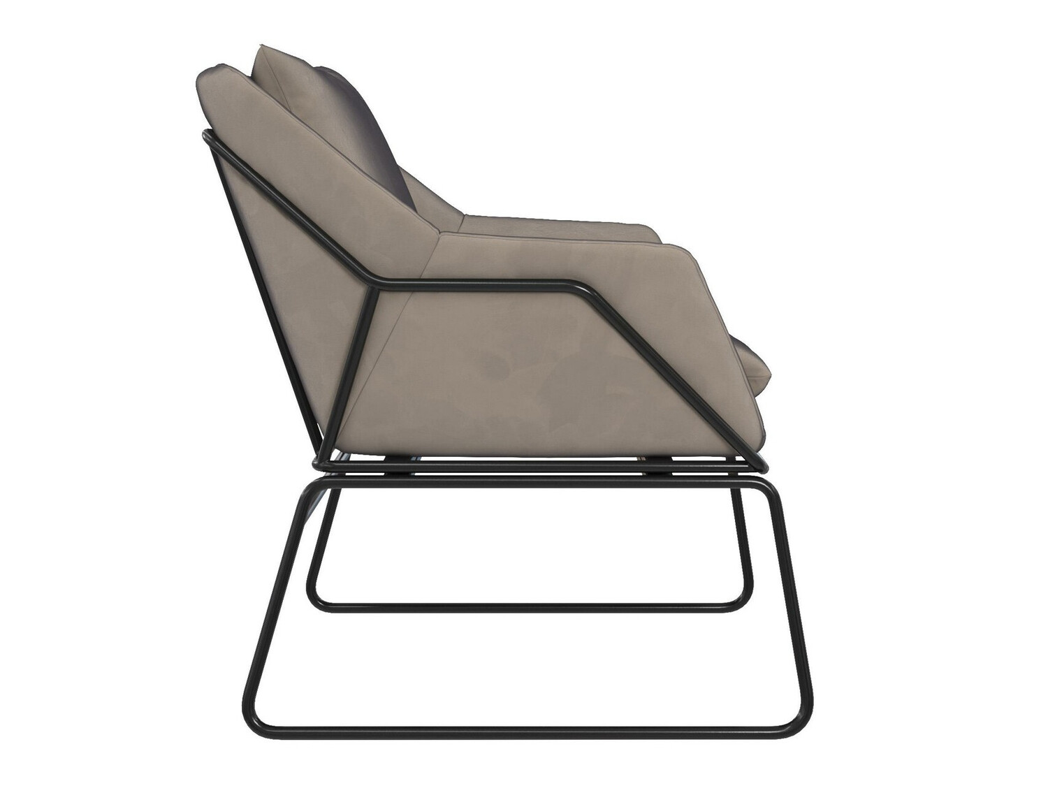 Sillón Tulsa 302 (Gris + Negro)