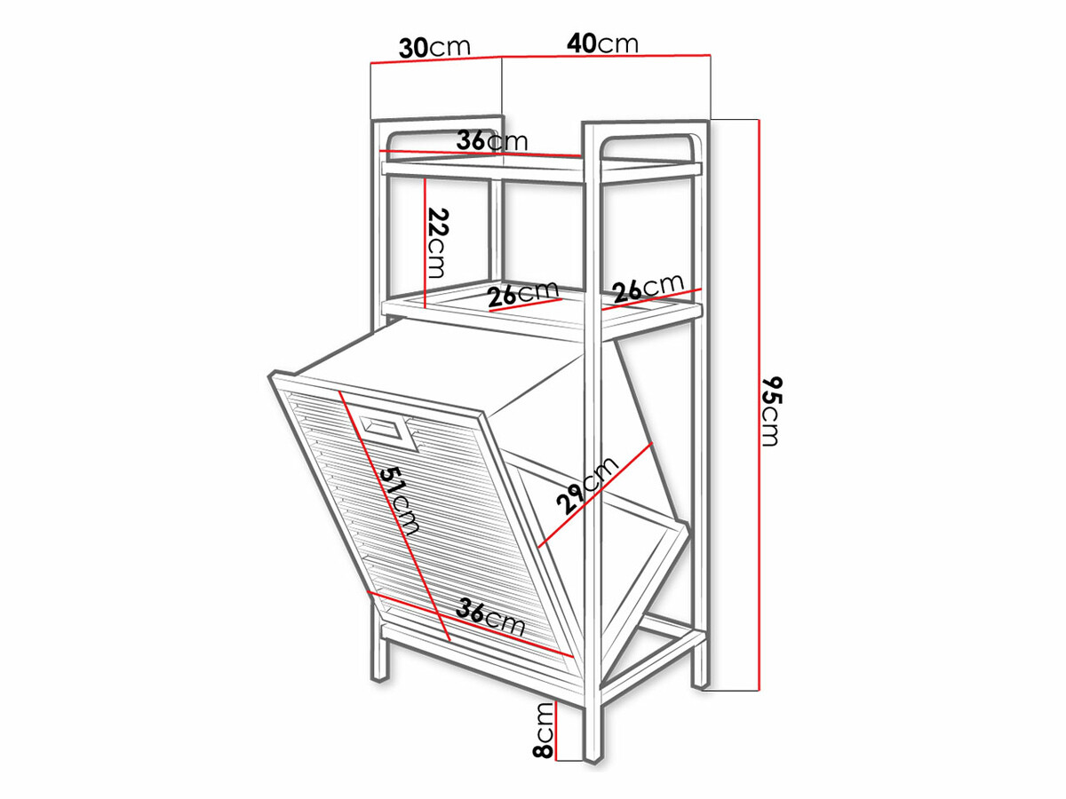 Estantería para baño Structes