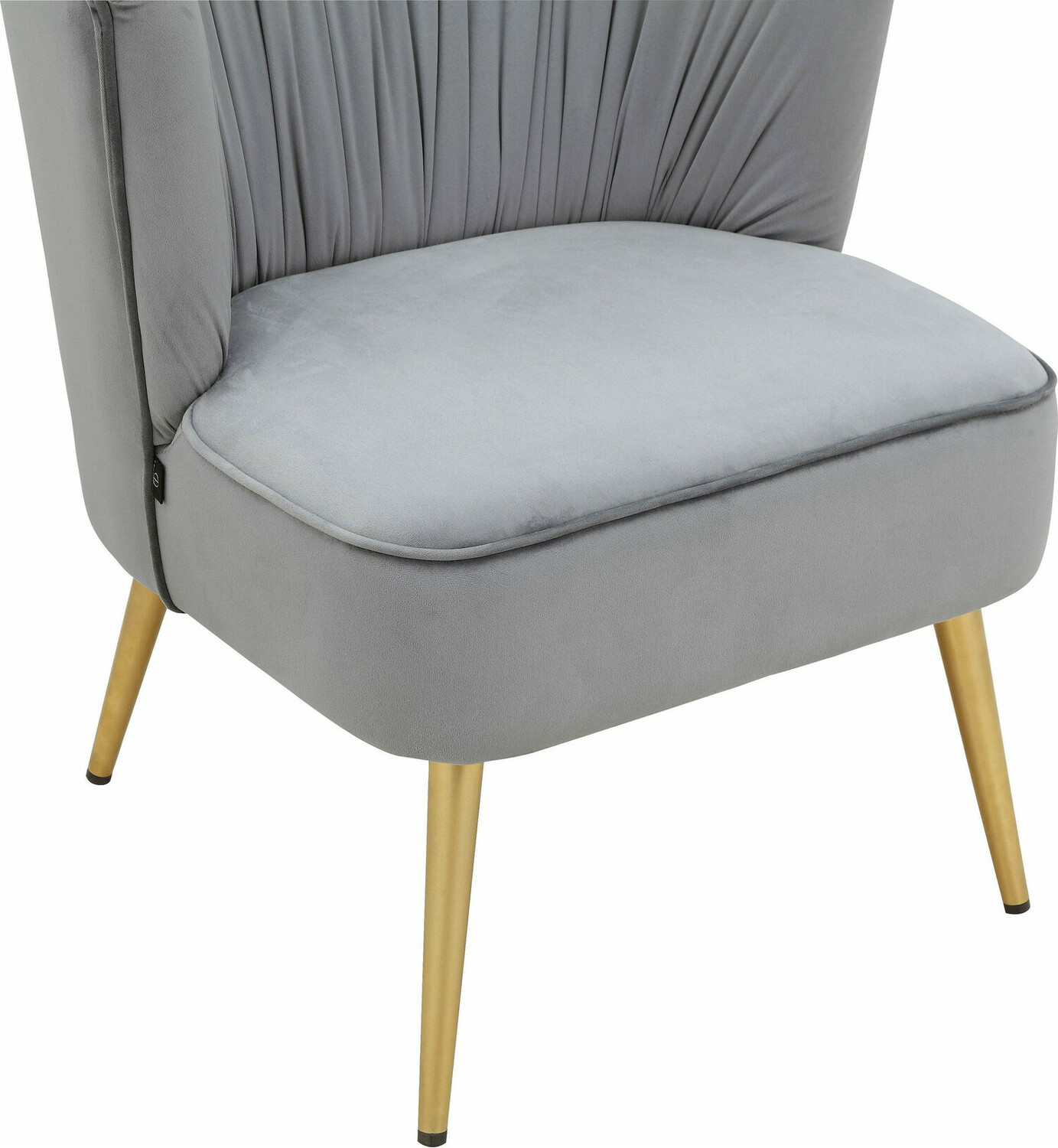 Sillón Denton 534 (Gris + Dorado)