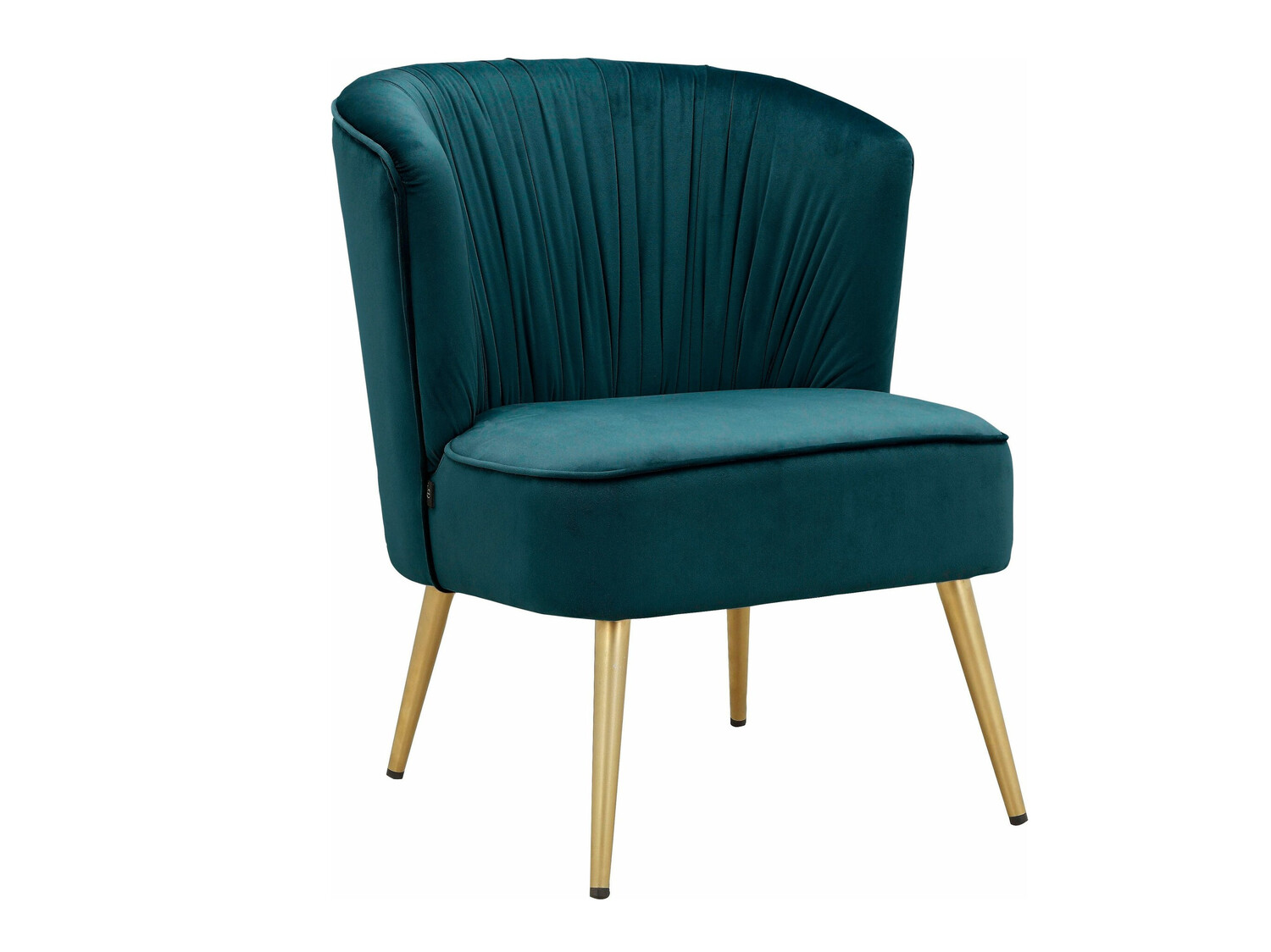 Sillón Denton 534 (Turquesa + Dorado)