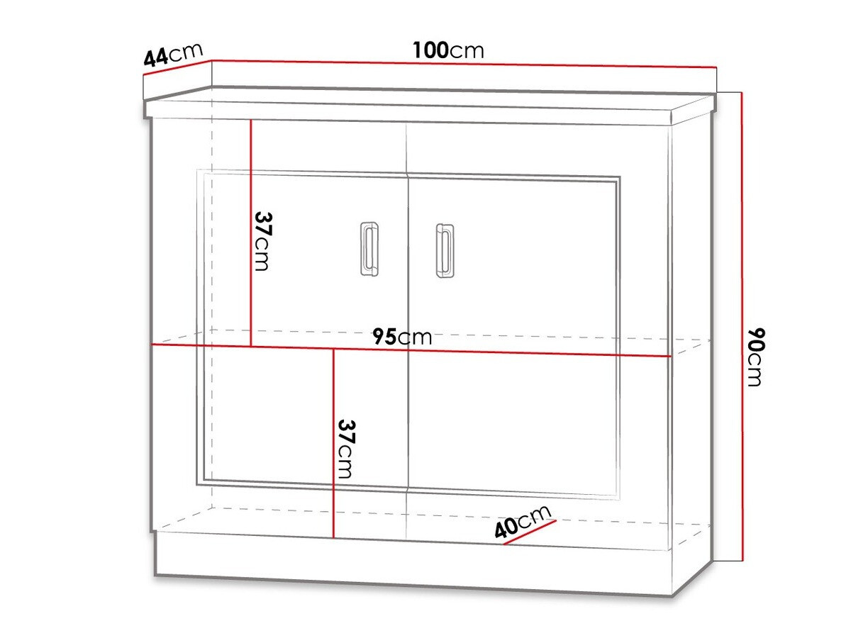 Aparador Lircava 102 (Roble de lefkada)