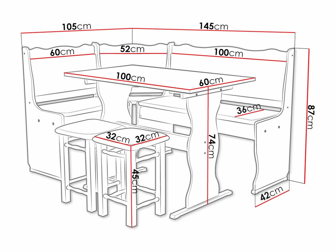 Banco esquinero Edmond 100 (Peru 05)