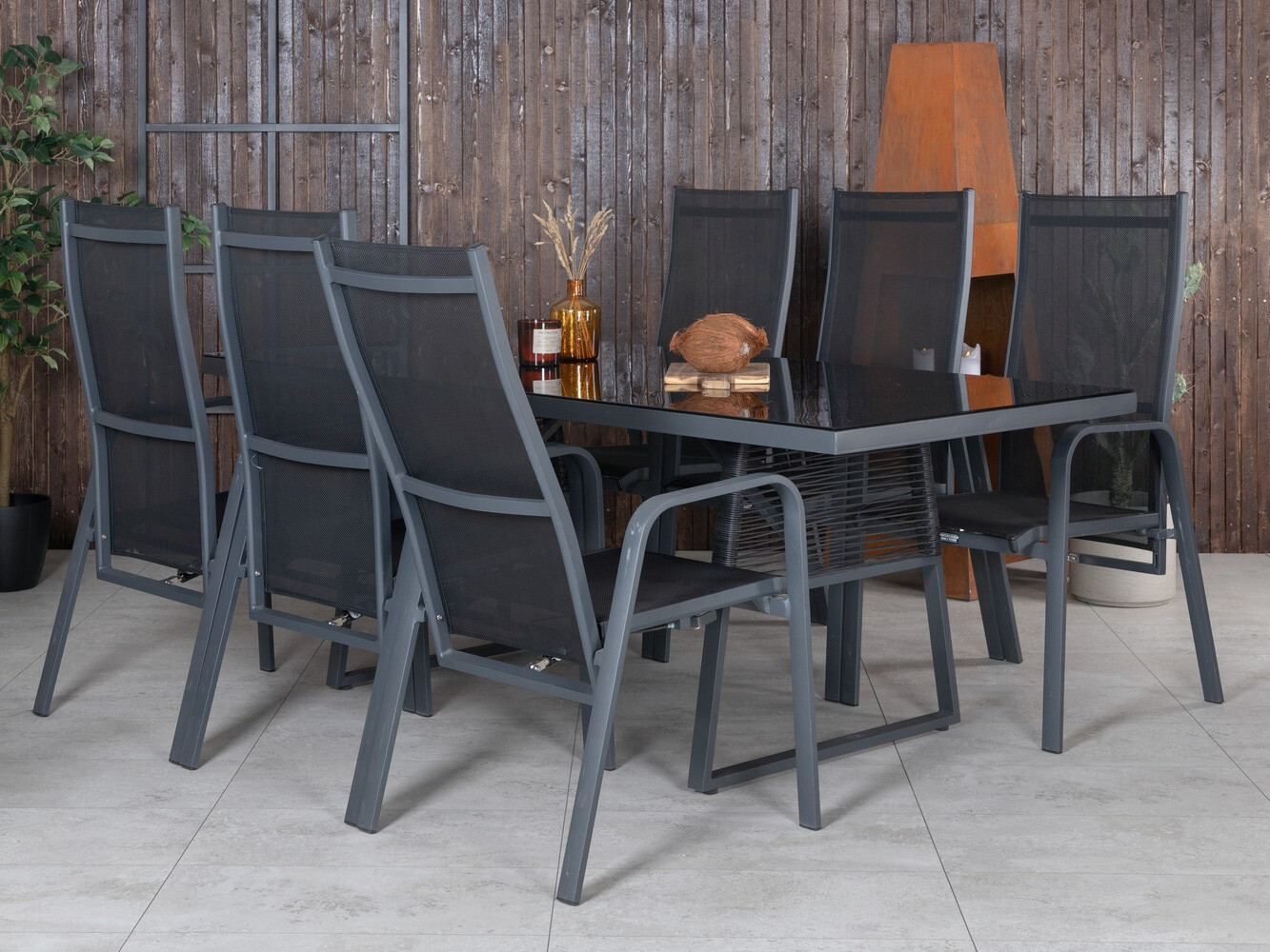 Conjunto de mesa y sillas Dallas 1044