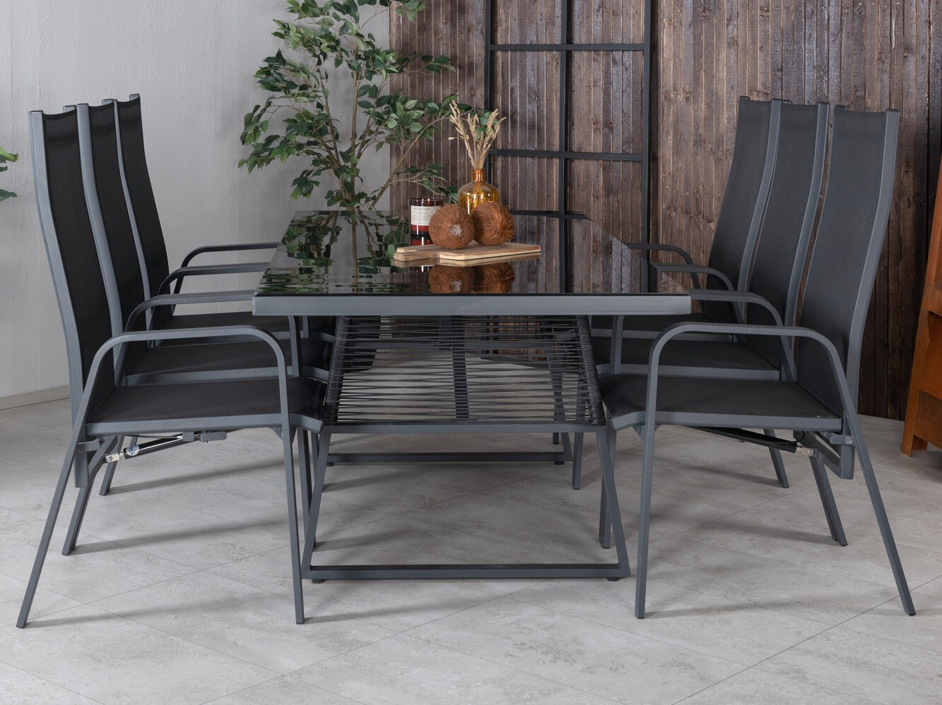 Conjunto de mesa y sillas Dallas 1044